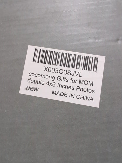 Gifts for Mom from Daughter, Son, Mom Picture Frame Holds 2 Size 4x6 Photos